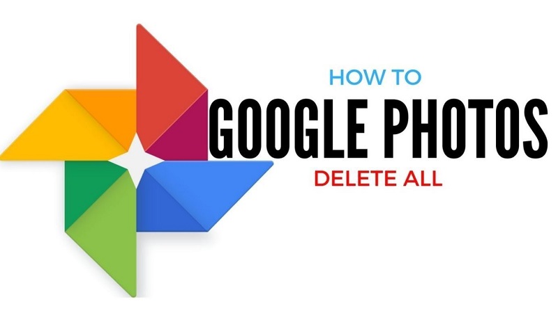 How to delete all photos from google photos