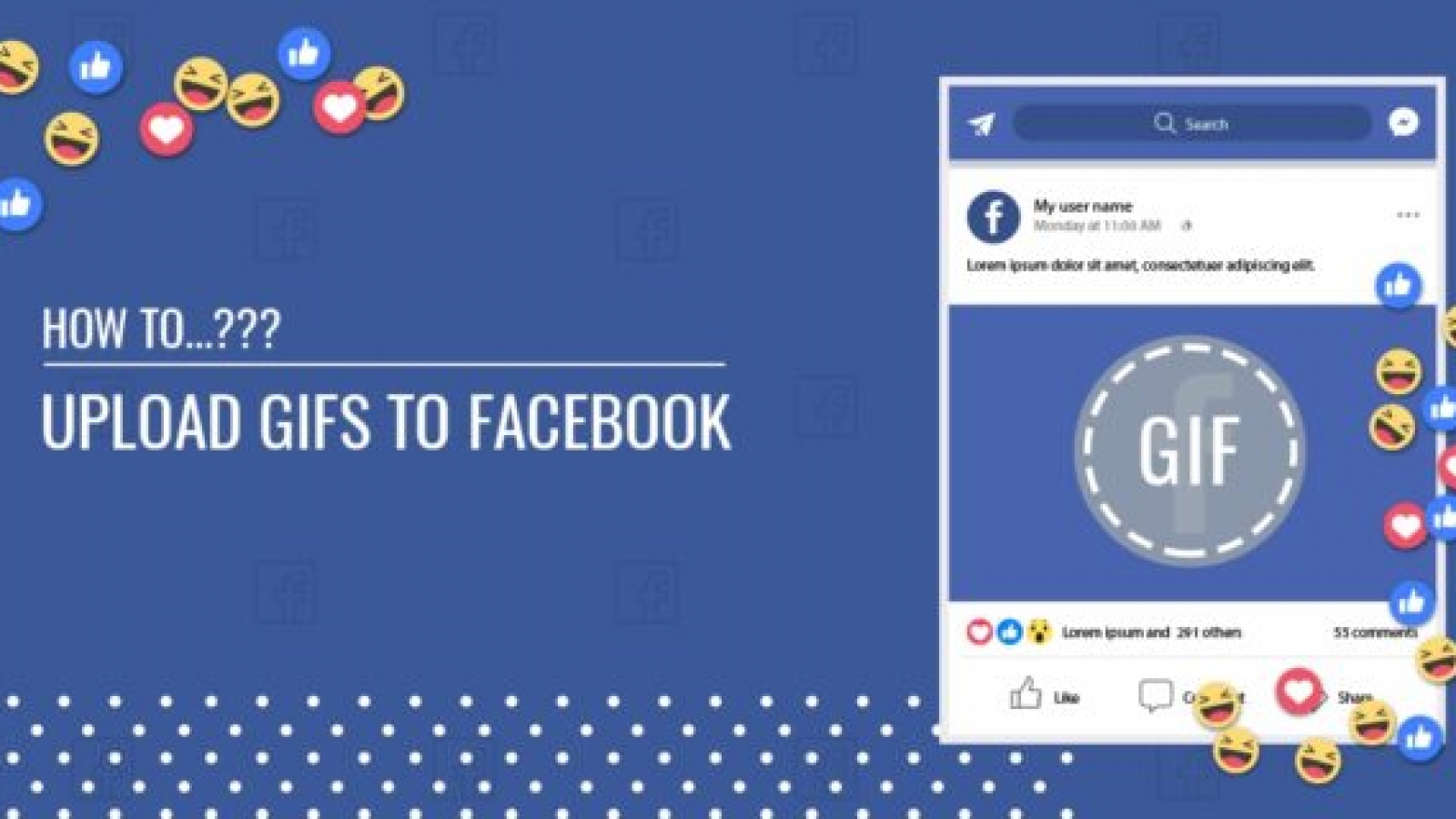how to upload a gif to facebook