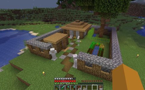 What is the best way to hide a secret base in Minecraft?