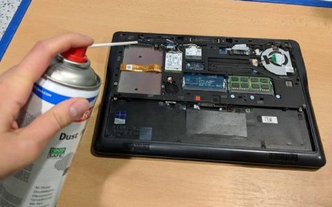 Can I use a vacuum cleaner instead of compressed air