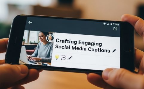 How long should social media captions be in 2025