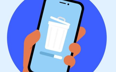 Step-by-step guide infographic showing how to clear Snapchat cache on Android device.