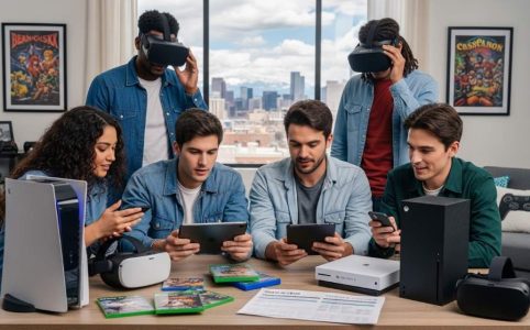 Denver gamer comparing VR headset trade-in options