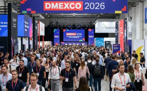 Thousands of digital marketing professionals gathered at Koelnmesse in Cologne for the DMEXCO 2026 expo and conference