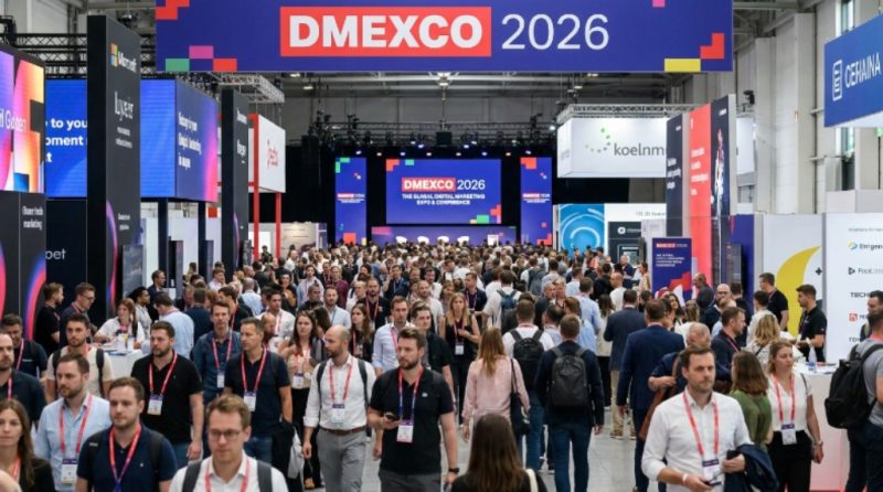 Thousands of digital marketing professionals gathered at Koelnmesse in Cologne for the DMEXCO 2026 expo and conference