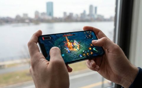 Smartphone battery optimization before mobile gaming