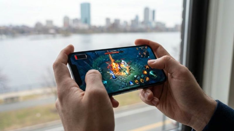 Smartphone battery optimization before mobile gaming